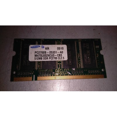 TOSHIBA SM40X-122 PSM4XE-00X0DIT RAM 512MB DDR PC2700